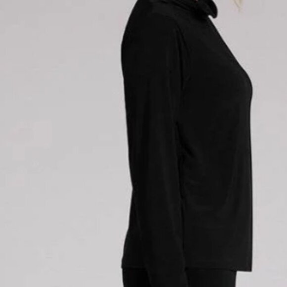 SYMPLI  - Funnel Neck Dolman T-Shirt, Size 14, Black, NWT - Picture 3 of 4